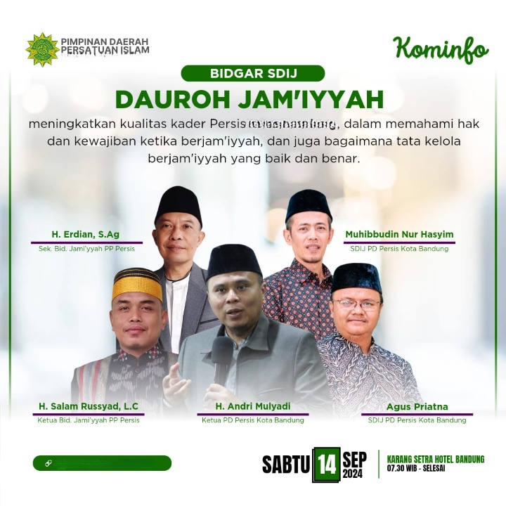 Dauroh Jamiyyah SDIJ PD PERSIS Kabupaten Aceh Selatan